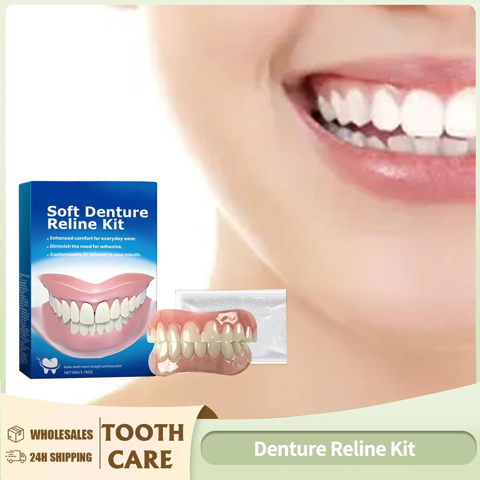 Teeth Whitening Kit - طقم ريلين طقم بطانات سيليكون لينة