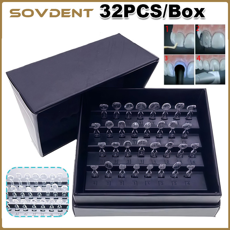 Teeth Whitening Moulds - مجموعة قوالب قشرة الأسنان 32 قطعة/مجموعة،