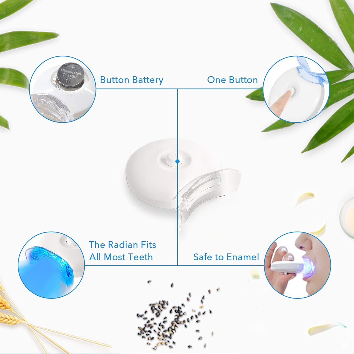 مجموعة تبييض الأسنان - 5X مبيض - مراجعة Teeth Whitening Near Me وسعره