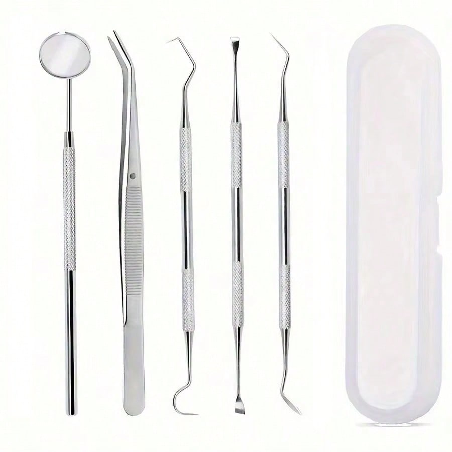 مجموعة أدوات تنظيف الأسنان وال - مراجعة Teeth Whitening Kit وسعره