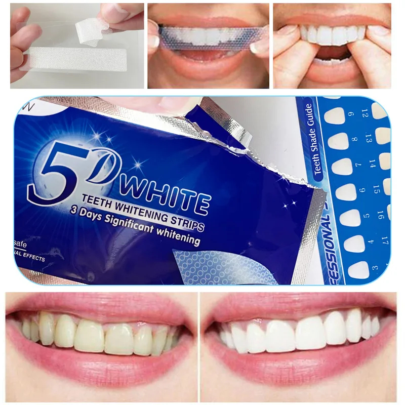 1-12 قطعة شرائط تبييض الأسنان  - مراجعة Teeth Whitening Near Me وسعره