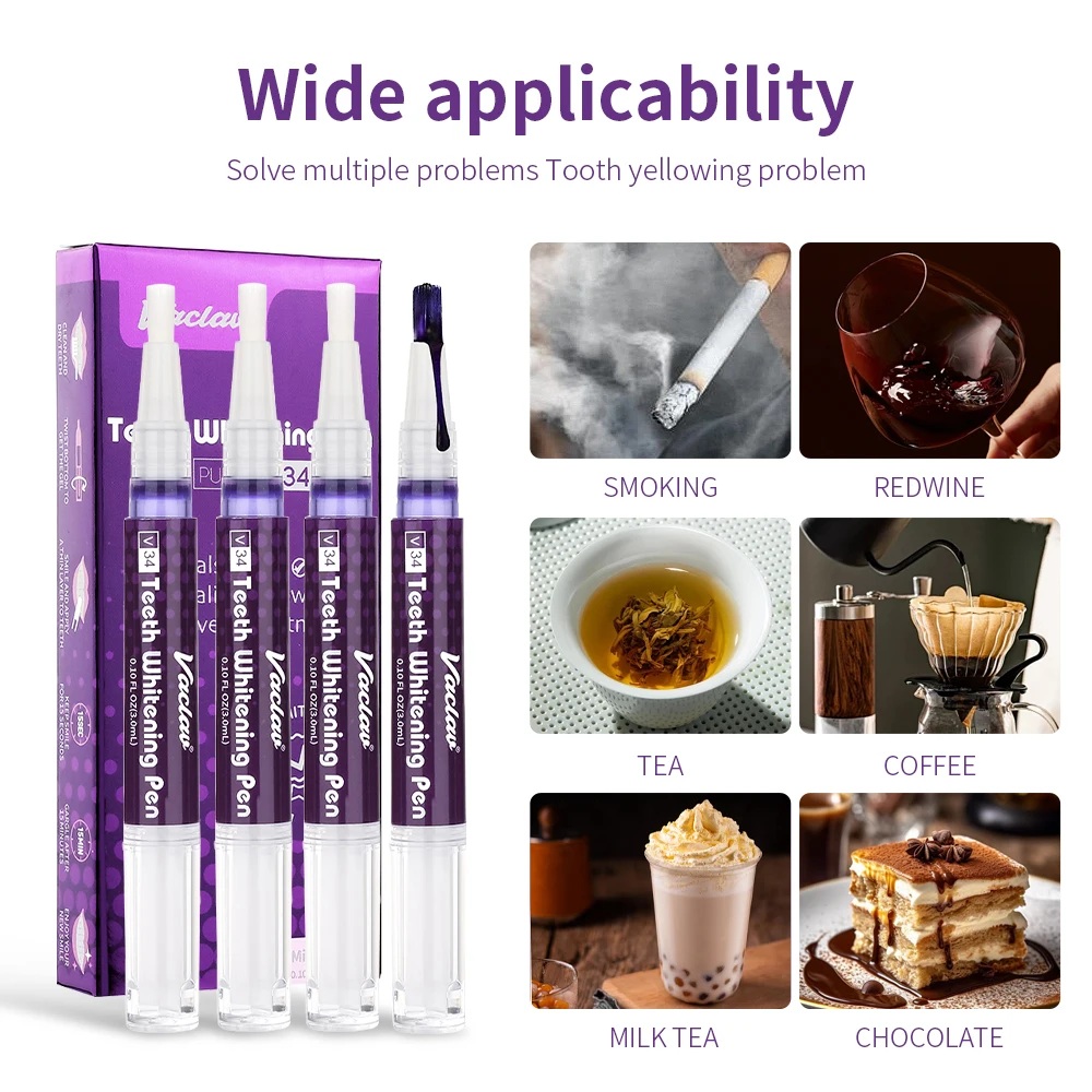قلم تبييض الأسنان الفوري من فا - مراجعة Teeth Whitening Pens وسعره